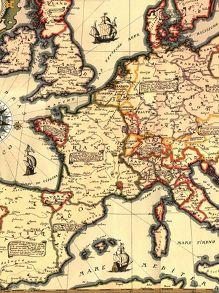 An Early Modern map of Europe.