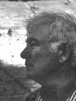 A photo of Seamus Heaney at Epidaurus