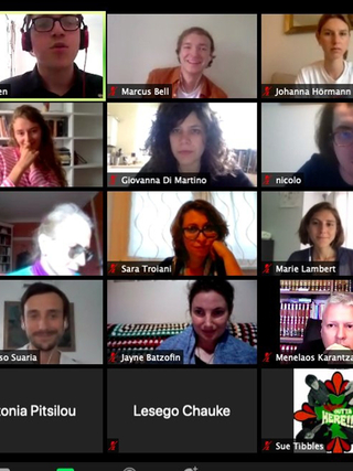 A gallery view of Symposium participants on Zoom.