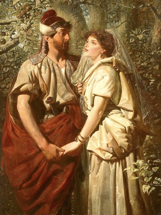 A painting of Troilus and Cressida.