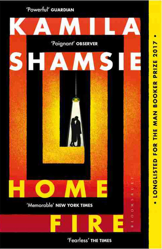 Front cover to Home Fire by Kamila Shamsie